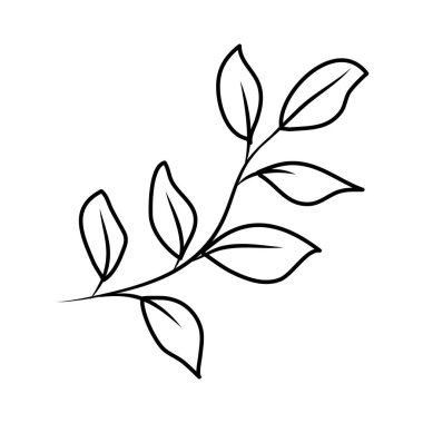 Yapraklı ağaç dalı.