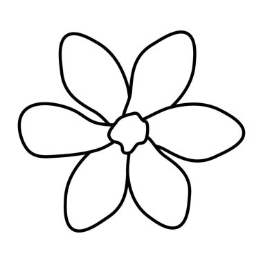 güzel çiçek dekoratif simgesi