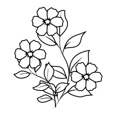 güzel çiçekler dekoratif simgesi