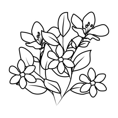 güzel çiçekler dekoratif simgesi