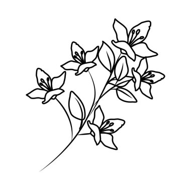 güzel çiçekler dekoratif simgesi