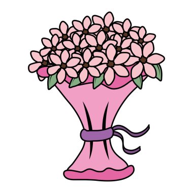 güzel çiçekler buket simgesi