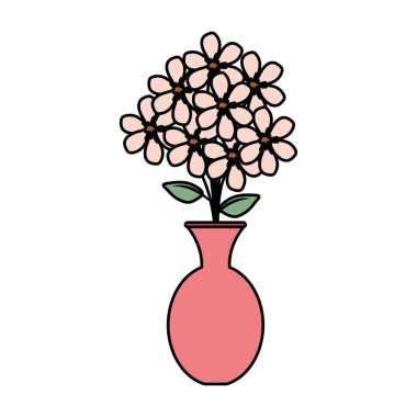 Klasik vazoda çiçek dekorasyon