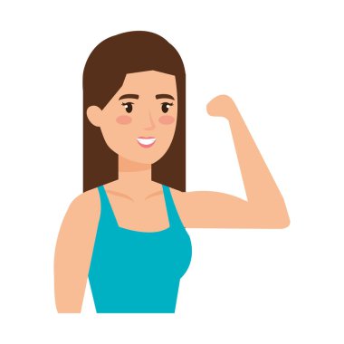 güçlü kadın kol sinyal