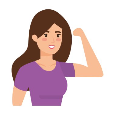 güçlü kadın kol sinyal