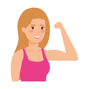 güçlü kadın kol sinyal