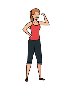 güçlü kadın kol sinyal