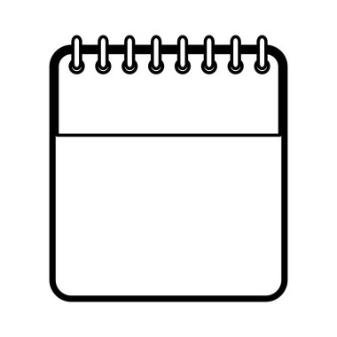 Takvim hatırlatma izole simgesini