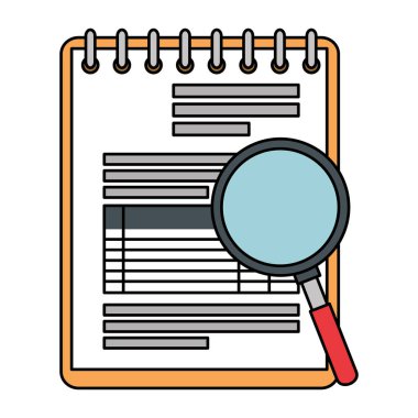 Not defteri office büyüteç ile