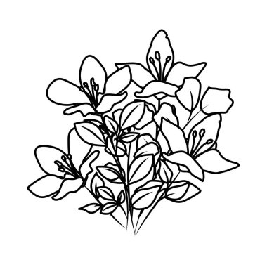 güzel çiçekler dekoratif simgesi