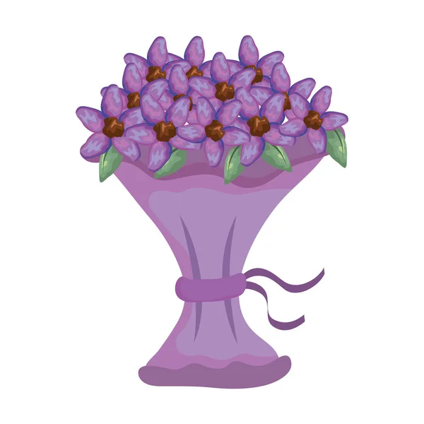 Blumenstrauß-Ikone — Stockvektor