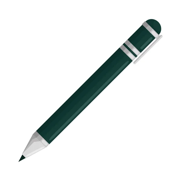 Izolované ikona pera spisovatele — Stockový vektor