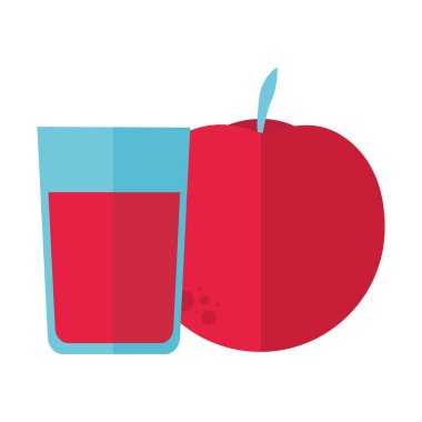 taze meyve suyu ve elma