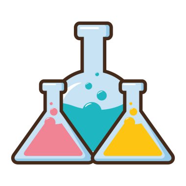 test tüpleri şişesi bilim