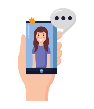 İnsanlar alarak selfie