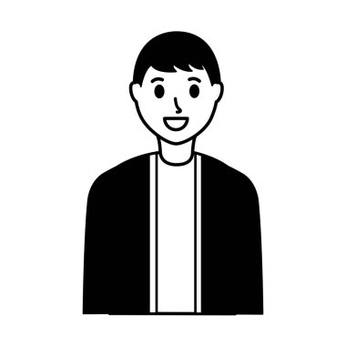 gülümseyen adam portresi