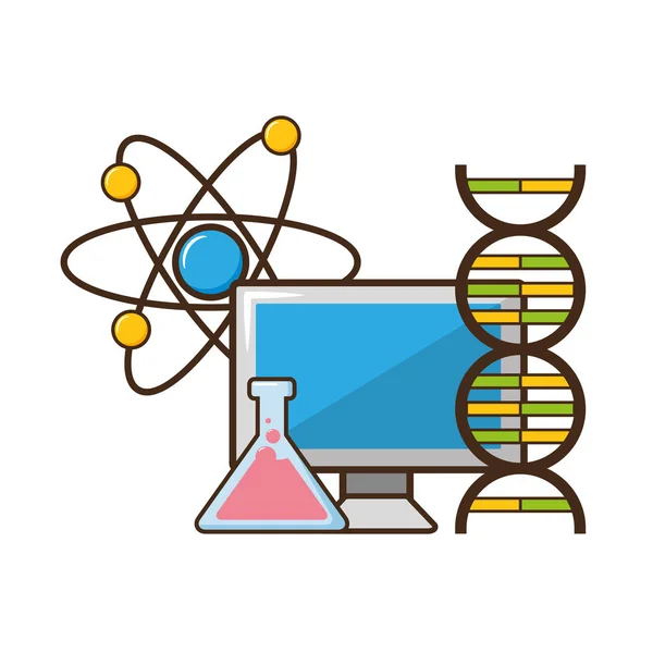 实验室分子科学 — 图库矢量图片