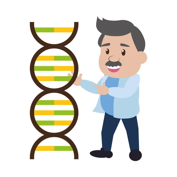 Profesor científico ciencia — Archivo Imágenes Vectoriales