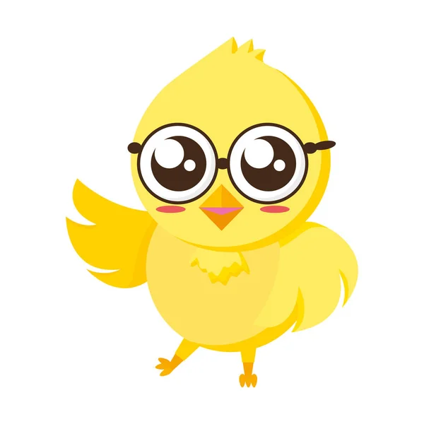 Cute chick cartoon — Stock Vector
