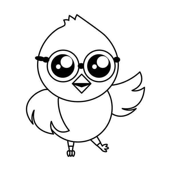 Cute chick cartoon — Stock Vector