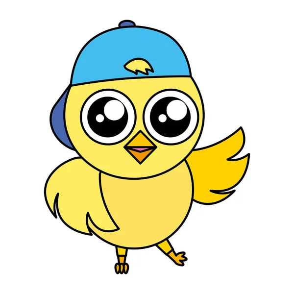 Мило chick мультфільм — стоковий вектор