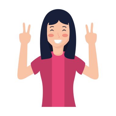 kadın hareketi el ile