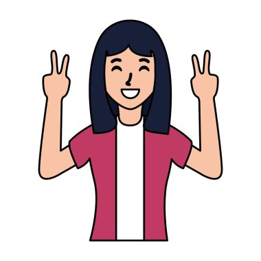 kadın hareketi el ile