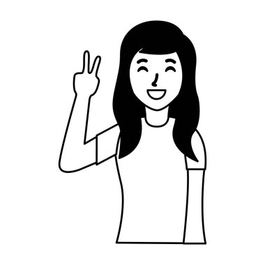 kadın hareketi el ile