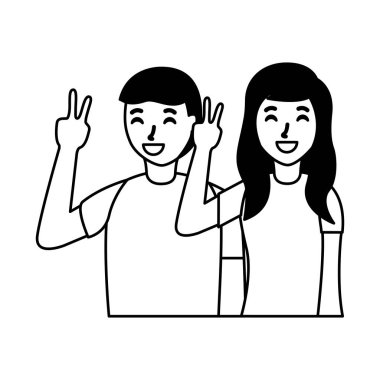 İnsanlar alarak selfie