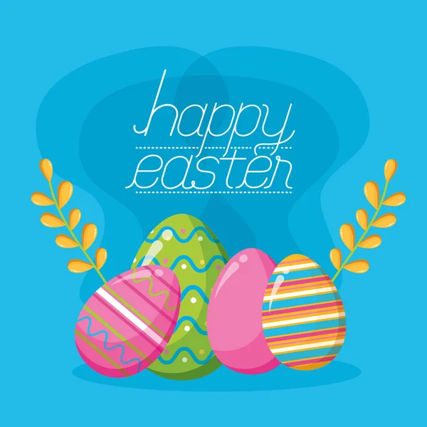 Happy easter celebration — Stock Vector