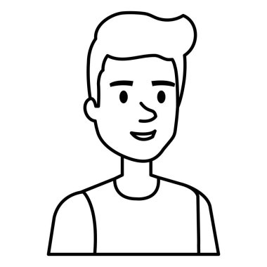 genç adam avatar karakter