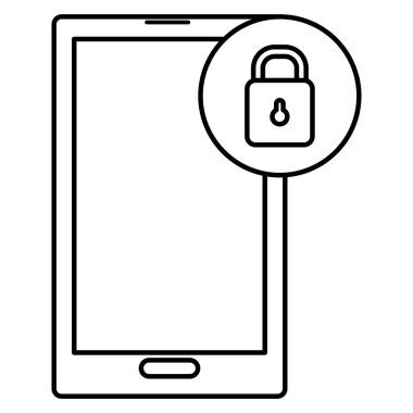 asma kilit ile Smartphone aygıtı