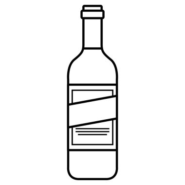 şarap şişesi ikon iç