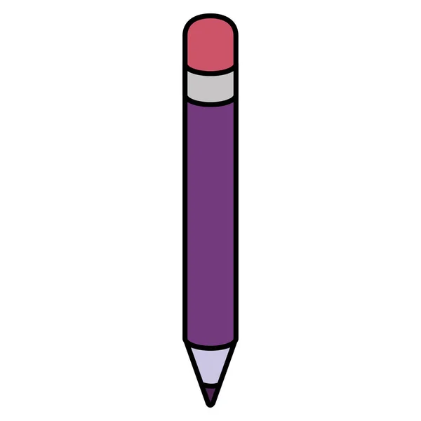Олівець пише ізольовані значки — стоковий вектор