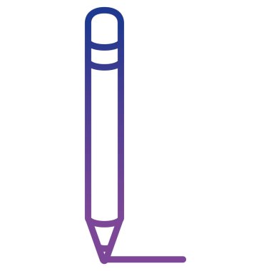 kalem yazma izole simgesi