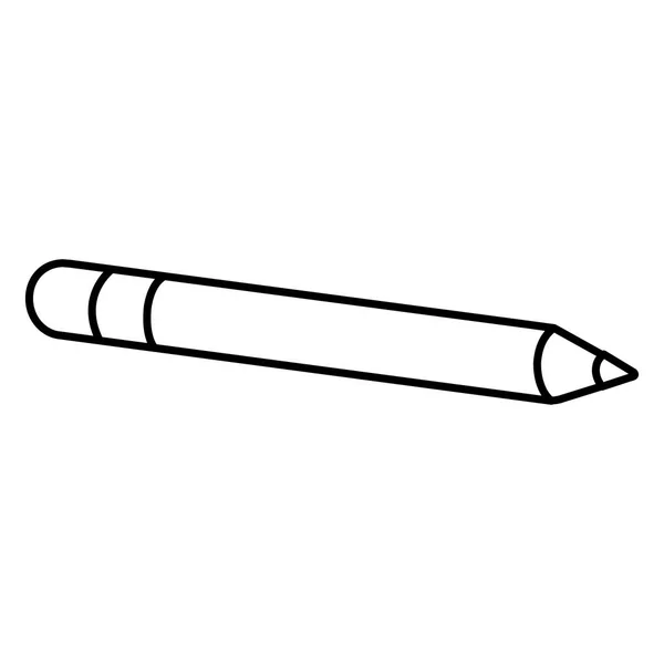 Pencil write isolated icon — Stock Vector