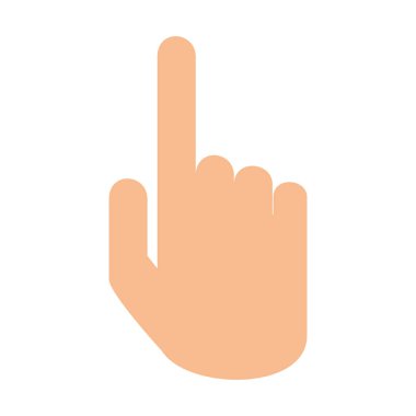 el insan dizin izole simgesi