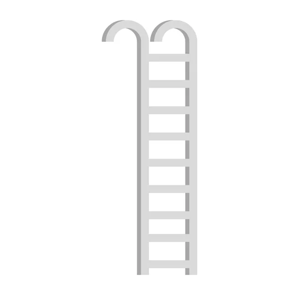 Escaleras icono aislado portátil — Archivo Imágenes Vectoriales