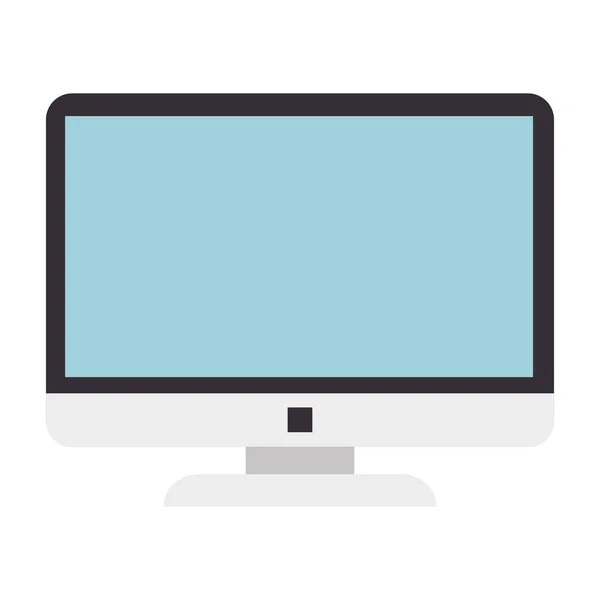 Geïsoleerde pictogram van computer monitor — Stockvector