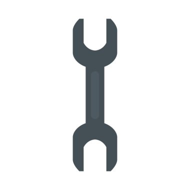 İngiliz anahtarı aracı izole simgesini