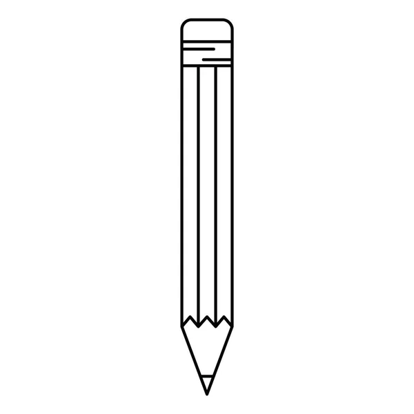 铅笔写孤立的图标 — 图库矢量图片