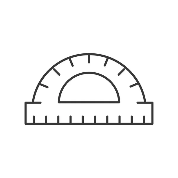 グラフィック デザイン分度器角度測定ツール — ストックベクタ