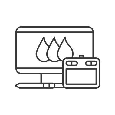 grafik tasarım tablet bilgisayar ve dijital kalem