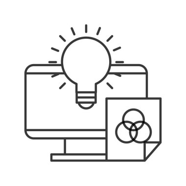 bilgisayar ampul fikir yaratıcılık kağıt renk tonu