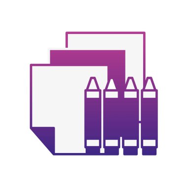 grafik tasarım boya kalemi ve sayfası araçları