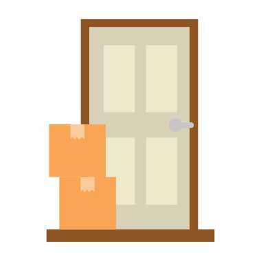 kapı ile kutu ambalaj kazık