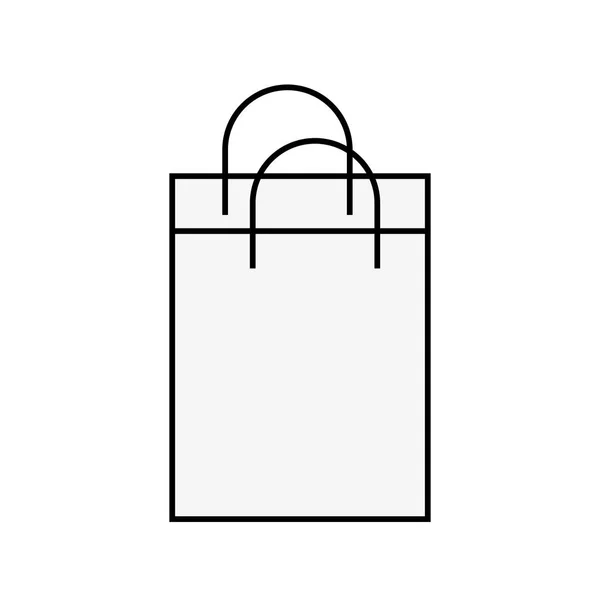 Papier sac à provisions marché du commerce — Image vectorielle