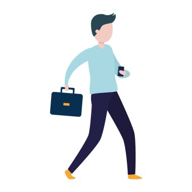 işadamı ile hareket eden ve portföy