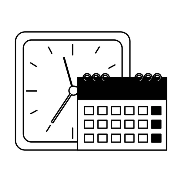 Lâmpada relógio de trabalho —  Vetores de Stock