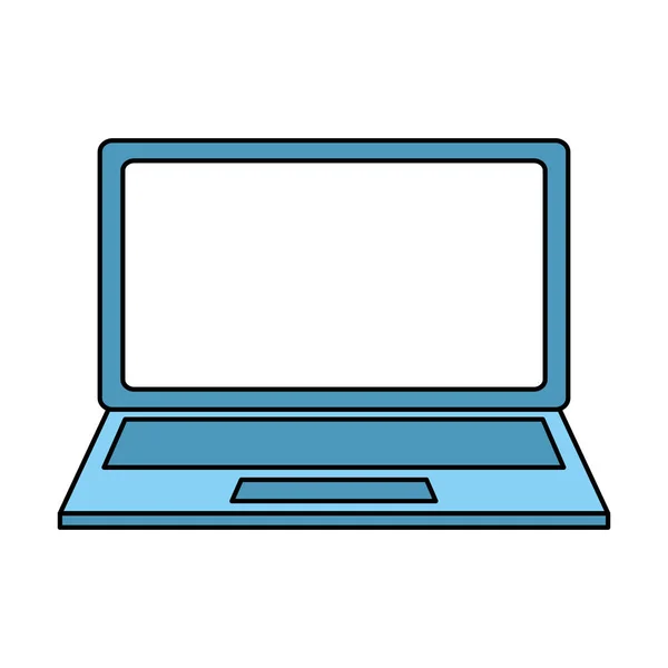 Laptop computer apparaat pictogram — Stockvector
